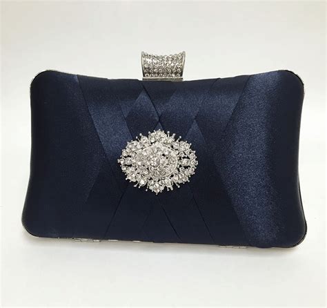 navy evening clutches for weddings